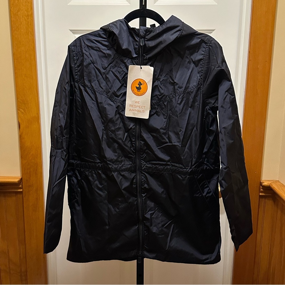 SAVE THE DUCK women’s Juno Black Hooded Jacket